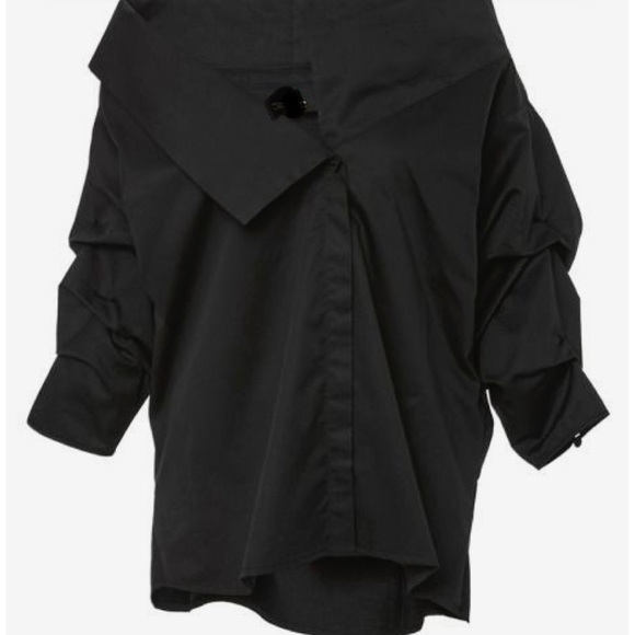 Johanna Ortiz Elegant Black Women's blouse size Small